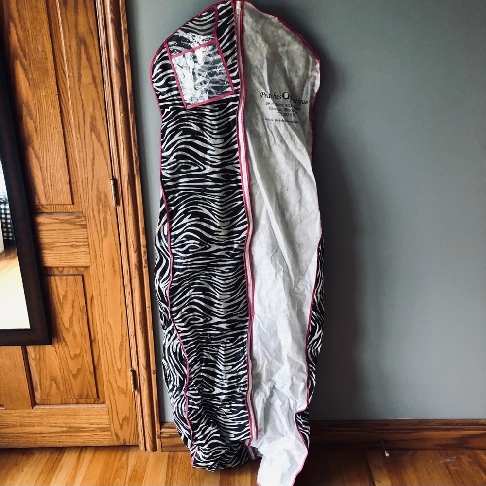 Zebra print dress bag perfect condition